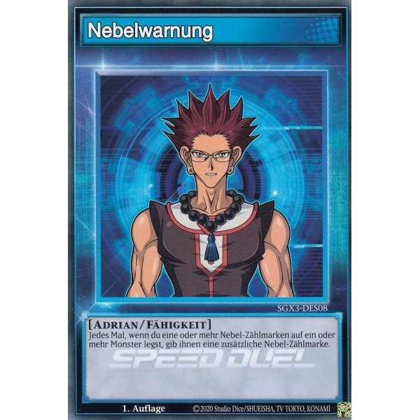 Nebelwarnung SGX3-DES08