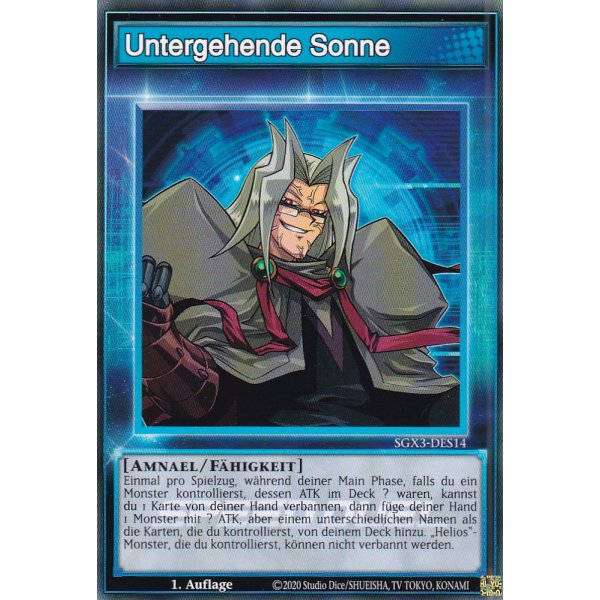 Untergehende Sonne SGX3-DES14