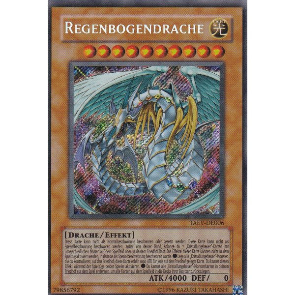 Regenbogendrache (Secret Rare) TAEV-DE006-SCR