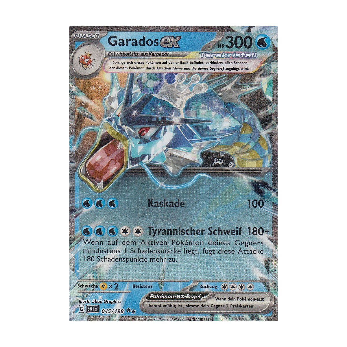 Garados ex 045 198 Karmesin Und Purpur Pokemon Karte Kaufen