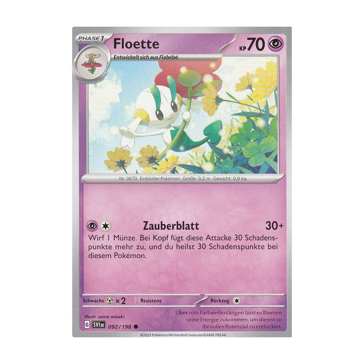 Floette 092/198 Karmesin und Purpur Pokemon Karte gnstig kaufen