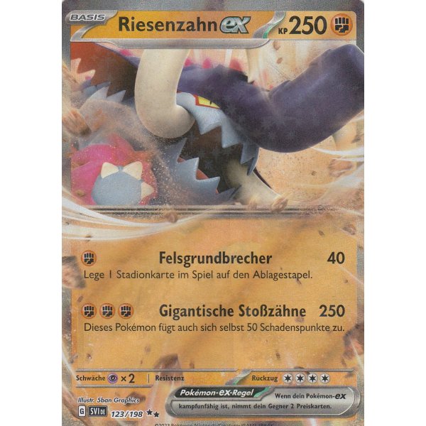 Riesenzahn-ex 123/198