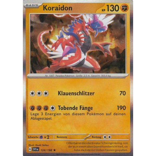Koraidon 124/198 Holo
