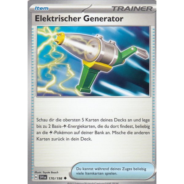 Elektrischer Generator 170/198