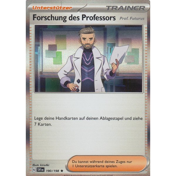 Forschung des Professors 190/198 Holo