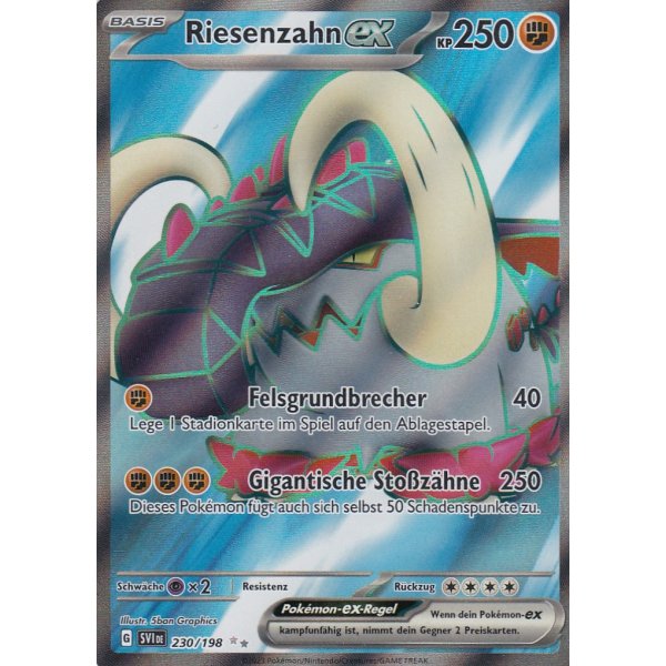 Riesenzahn-ex 230/198 Fullart