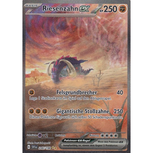 Riesenzahn-ex 246/198 Special Illustration Rare