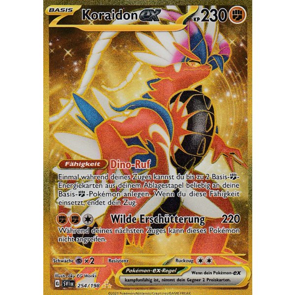 Koraidon-ex 254/198 Hyper Rare