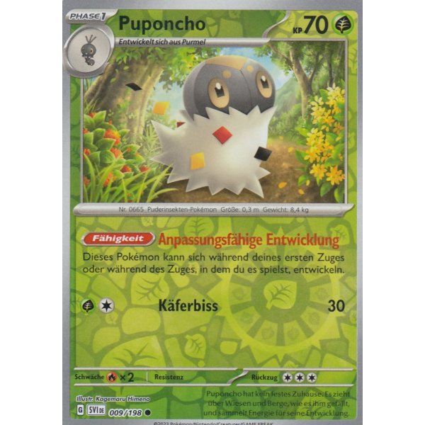 Puponcho 009/198 REVERSE HOLO