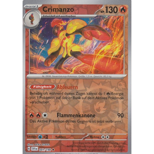 Crimanzo 041/198 Holo REVERSE HOLO
