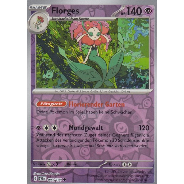 Florges 093/198 REVERSE HOLO