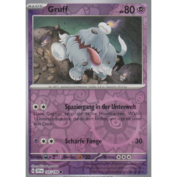 Gruff 105/198 REVERSE HOLO