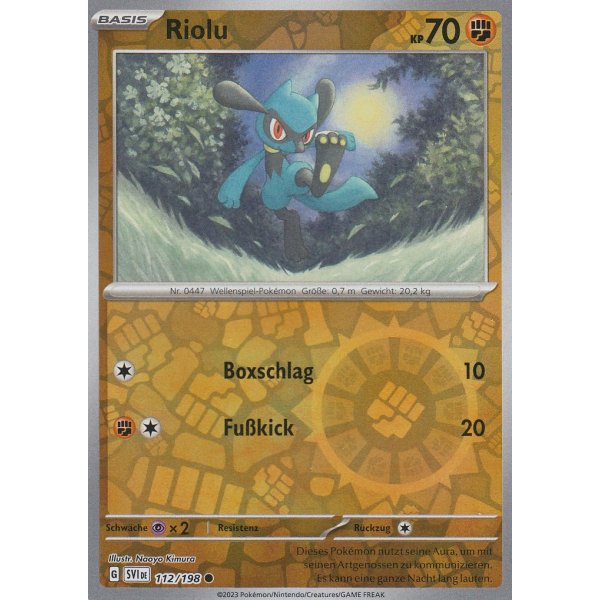 Riolu 112/198 REVERSE HOLO