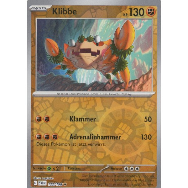 Klibbe 122/198 Holo REVERSE HOLO