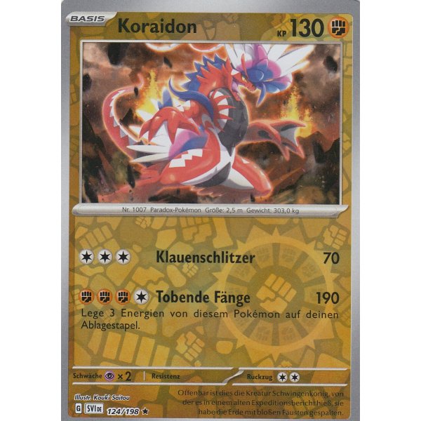 Koraidon 124/198 Holo REVERSE HOLO