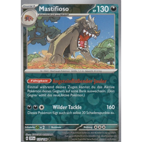 Mastifioso 137/198 REVERSE HOLO