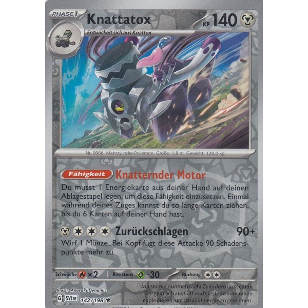 Knattatox 142/198 Holo REVERSE HOLO