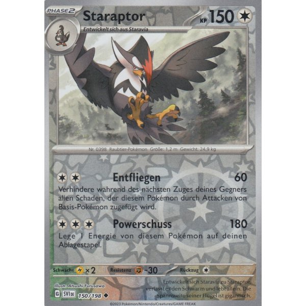 Staraptor 150/198 REVERSE HOLO