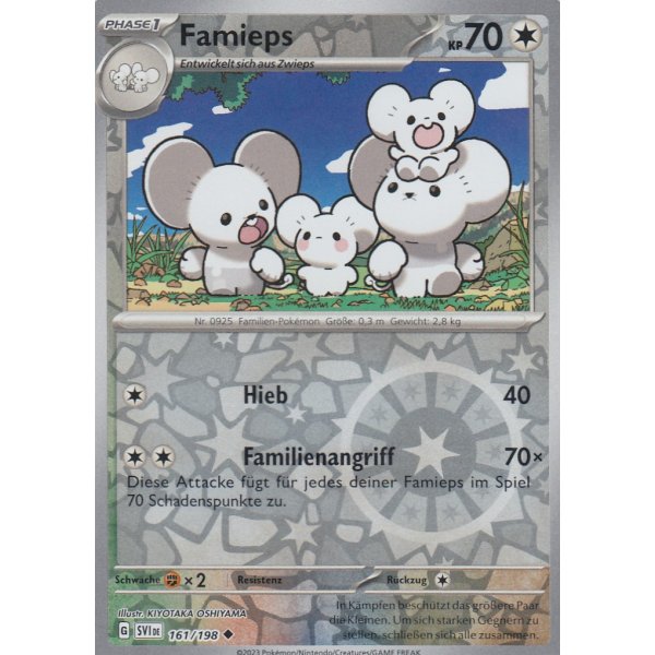 Famieps 161/198 REVERSE HOLO