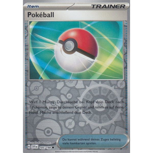 Pok&eacute;ball 185/198 REVERSE HOLO