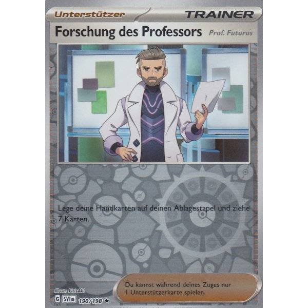 Forschung des Professors 190/198 Holo REVERSE HOLO