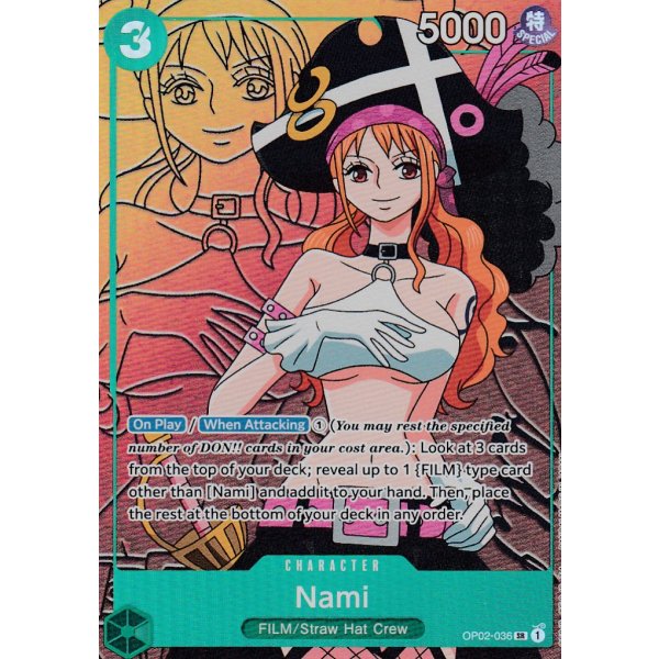 Nami Alternate Art (Parallel Rare)