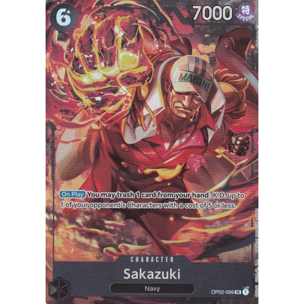 Sakazuki Alternate Art (Parallel Rare)