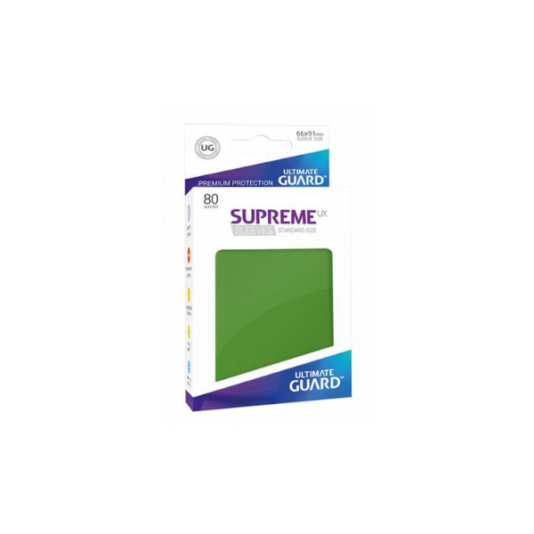 Ultimate Guard Supreme UX Sleeves Standardgr&ouml;&szlig;e Gr&uuml;n (80 H&uuml;llen)