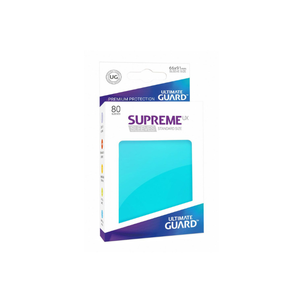 Ultimate Guard Supreme UX Sleeves Standardgr&ouml;&szlig;e Aquamarin (80 H&uuml;llen)