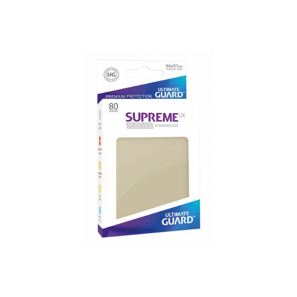 Ultimate Guard Supreme UX Sleeves Standardgr&ouml;&szlig;e Sand (80 H&uuml;llen)