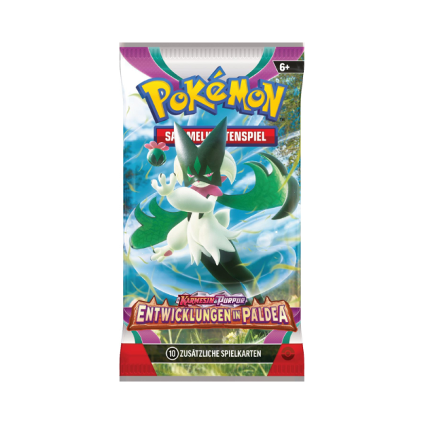 Karmesin &amp; Purpur Entwicklungen in Paldea Booster (deutsch)