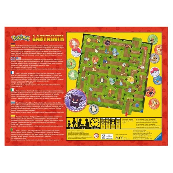 Pokemon Labyrinth Brettspiel
