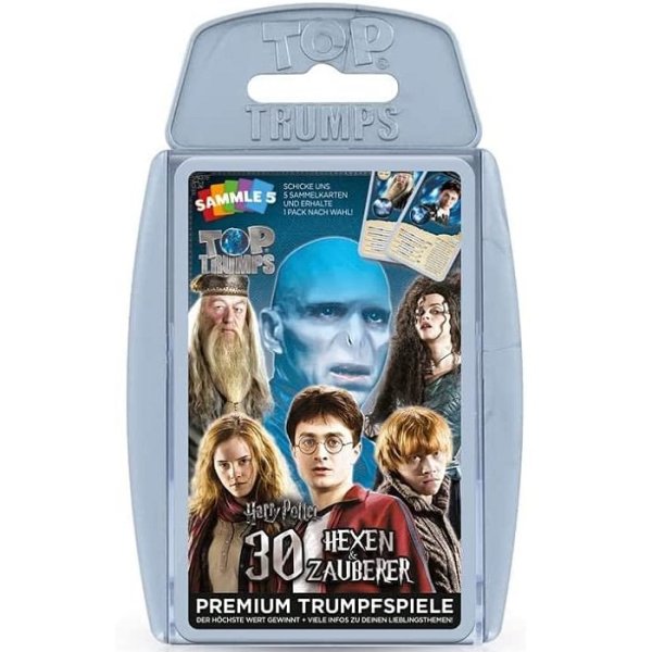 Top Trumps - Harry Potter - Die gr&ouml;&szlig;ten Hexen und Zauberer Kartenspiel
