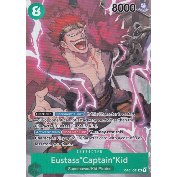 EustassCaptainKid Alternate Art (Parallel Rare)
