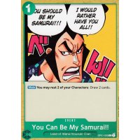 You Can Be My Samurai!!