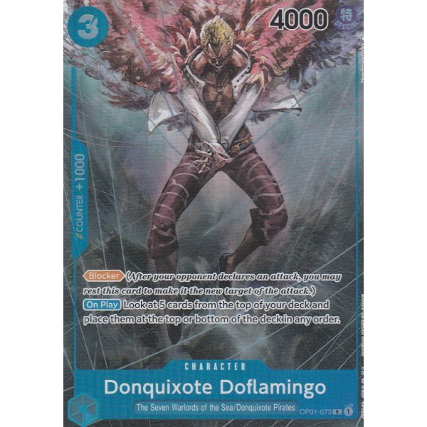 Donquixote Doflamingo Alternate Art (Parallel Rare)