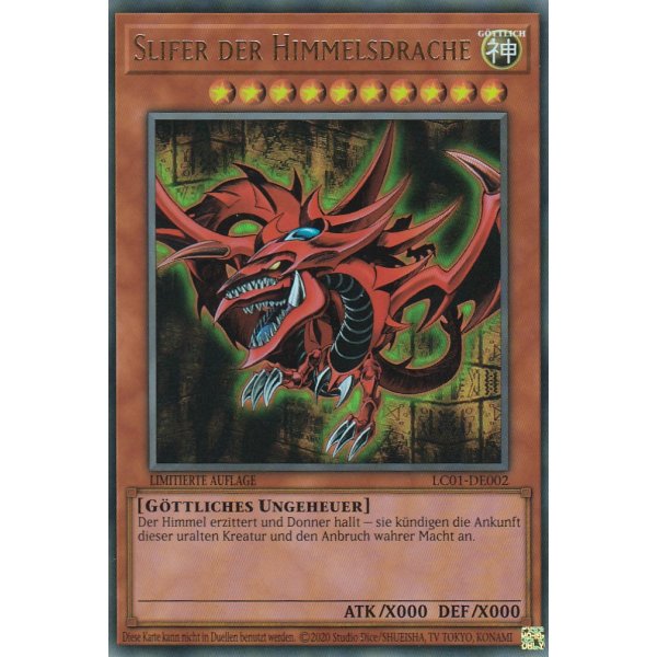 Slifer der Himmelsdrache LC25-DE002