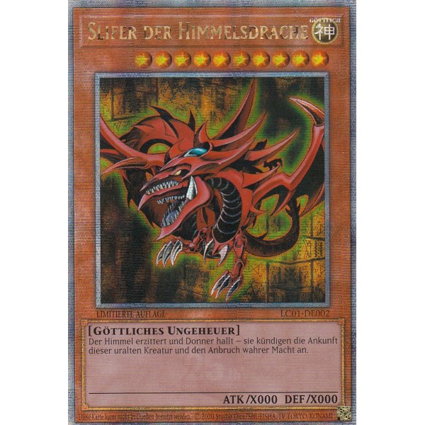 Slifer der Himmelsdrache (Quarter Century Secret Rare) LC25-DE002-Special