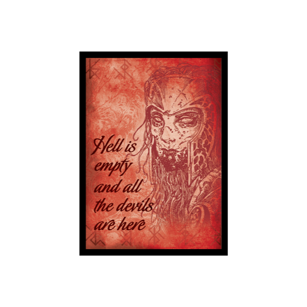 Legion Matte Sleeves - Hell is Empty (50 H&uuml;llen)