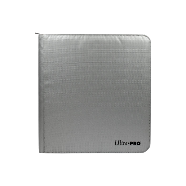 Ultra Pro 12-Pocket Zippered Pro-Binder - Silber