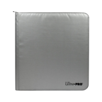 Ultra Pro 12-Pocket Zippered Pro-Binder - Silber