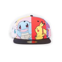 Difuzed Pokemon Snapback Cap / M&uuml;tze - Multi Pop Art