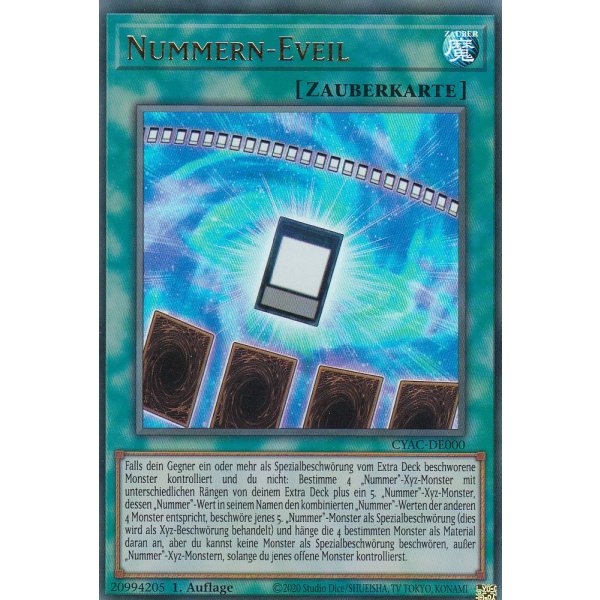 Nummern-Eveil CYAC-DE000
