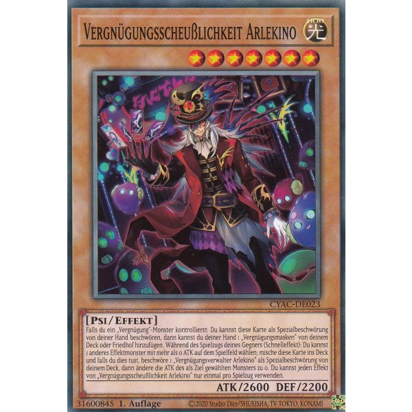 Vergn&uuml;gungsscheu&szlig;lichkeit Arlekino CYAC-DE023