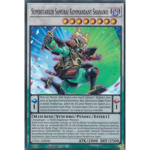 Superstarker Samurai Kommandant Shanawo CYAC-DE040