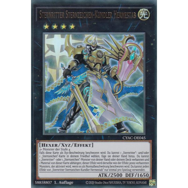 Sternritter Sternzeichen-Kundler Hermestab CYAC-DE045