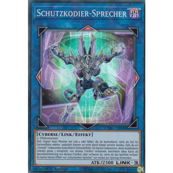 Schutzkodier-Sprecher CYAC-DE048