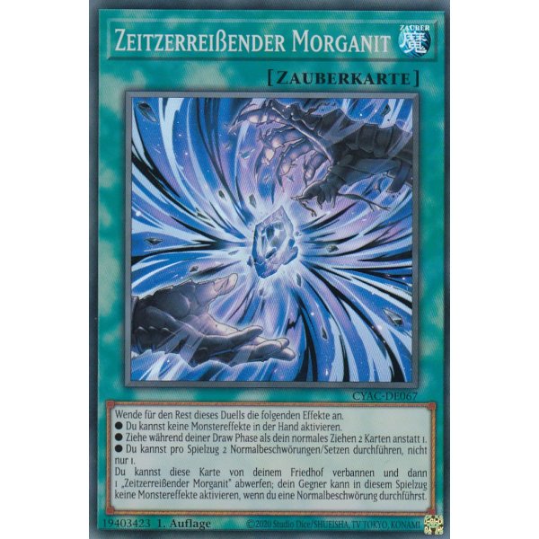 Zeitzerrei&szlig;ender Morganit CYAC-DE067