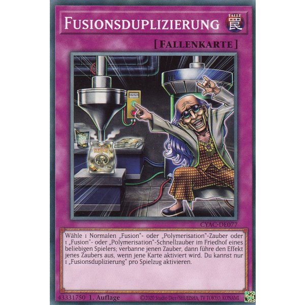 Fusionsduplizierung CYAC-DE077