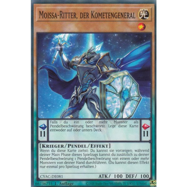 Moissa-Ritter, der Kometengeneral CYAC-DE081